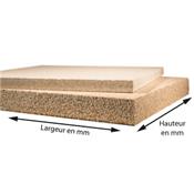 Vermiculite sur mesure paisseur 25 mm (dimensions en mm)